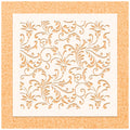 Seamless Floral Pattern Stencil