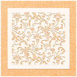 Seamless Floral Pattern Stencil