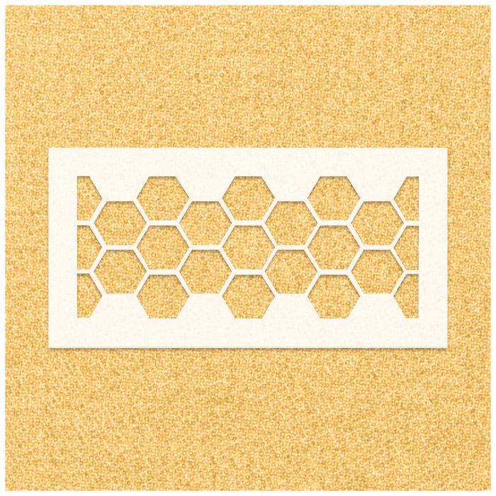 Seamless Honeycomb Pattern Stencil