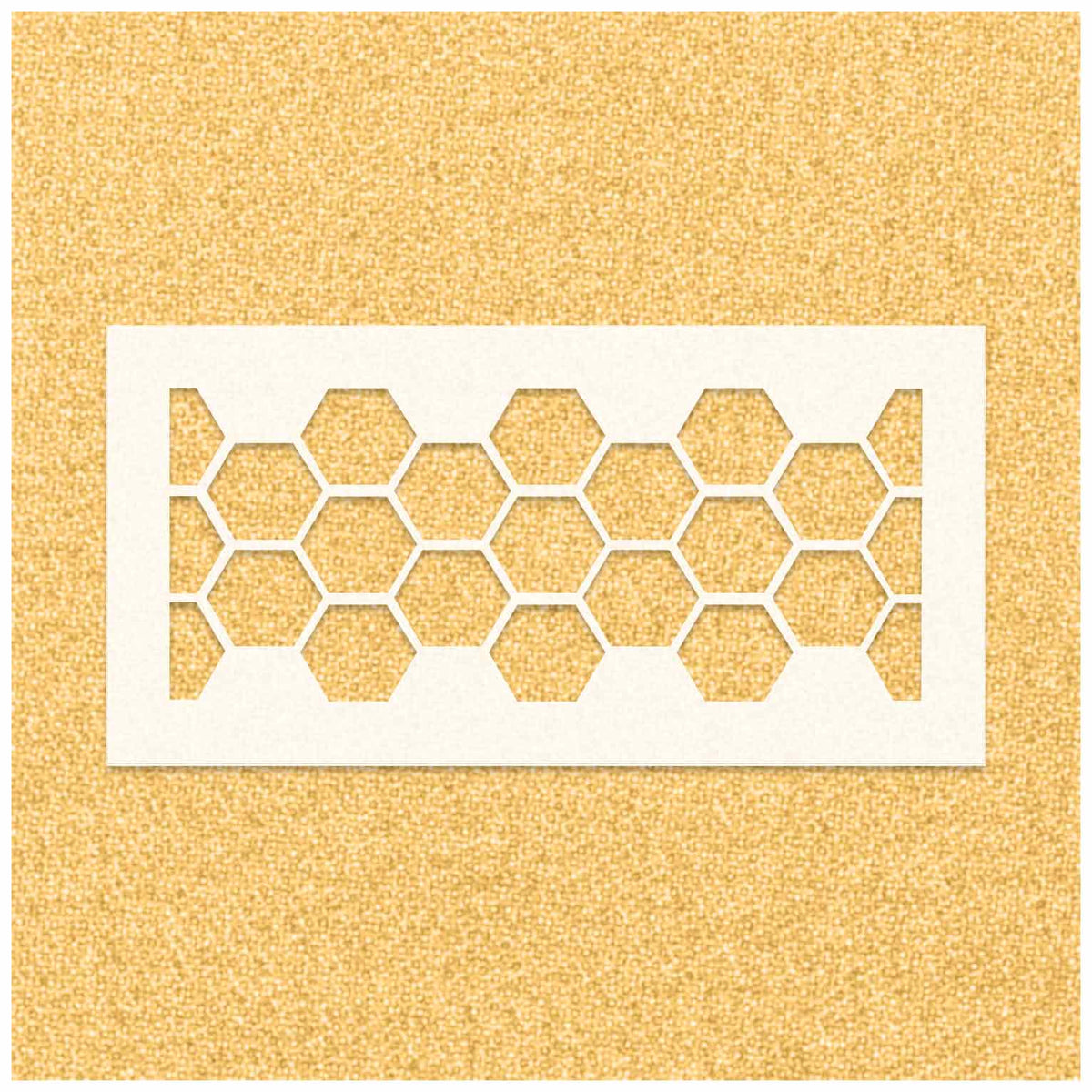 Seamless Honeycomb Pattern Stencil
