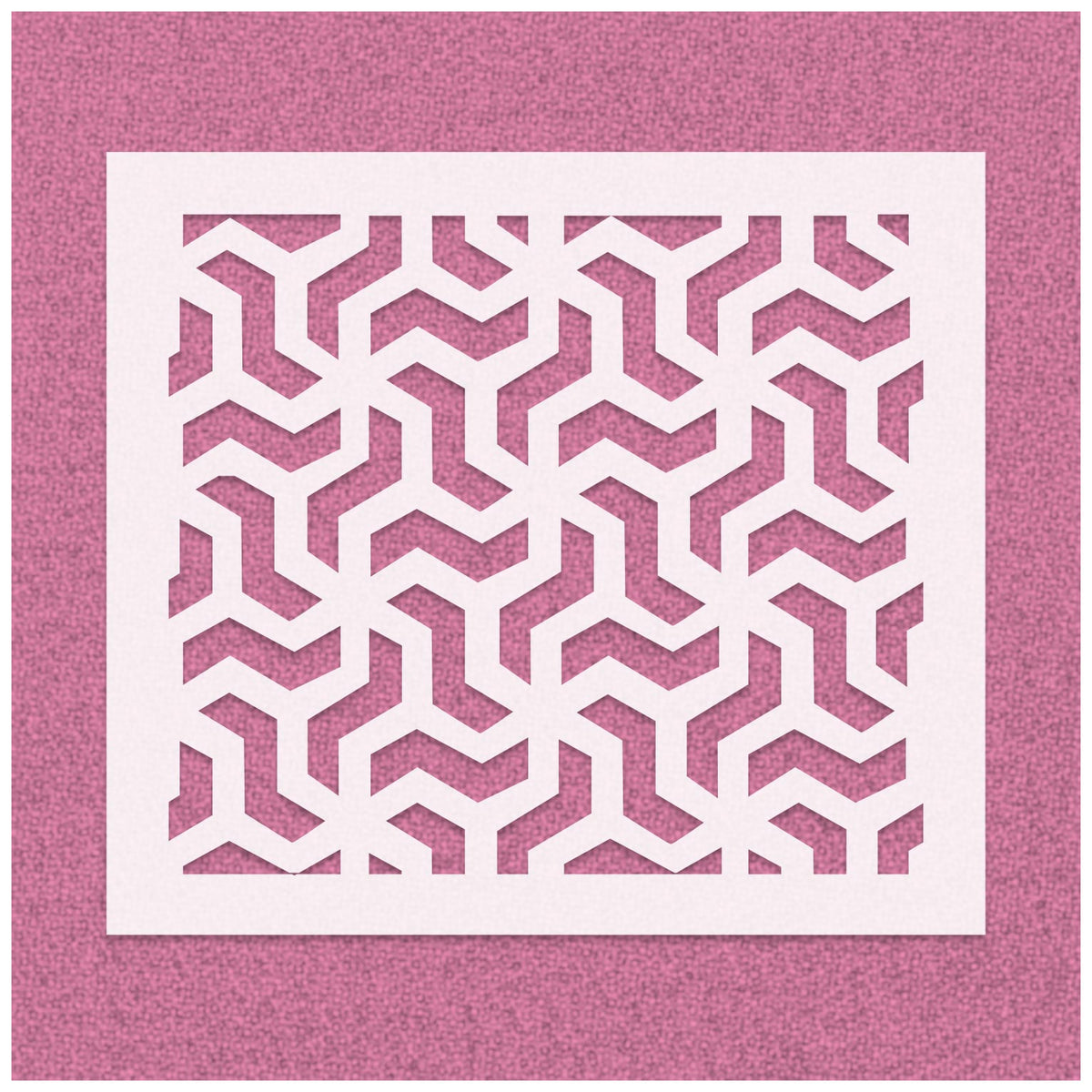 Simple Abstract Geometric Pattern Stencil