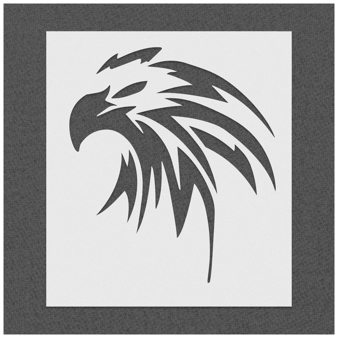 Simple Bald Eagle Stencil