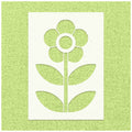 Simple Pot Flower Stencil