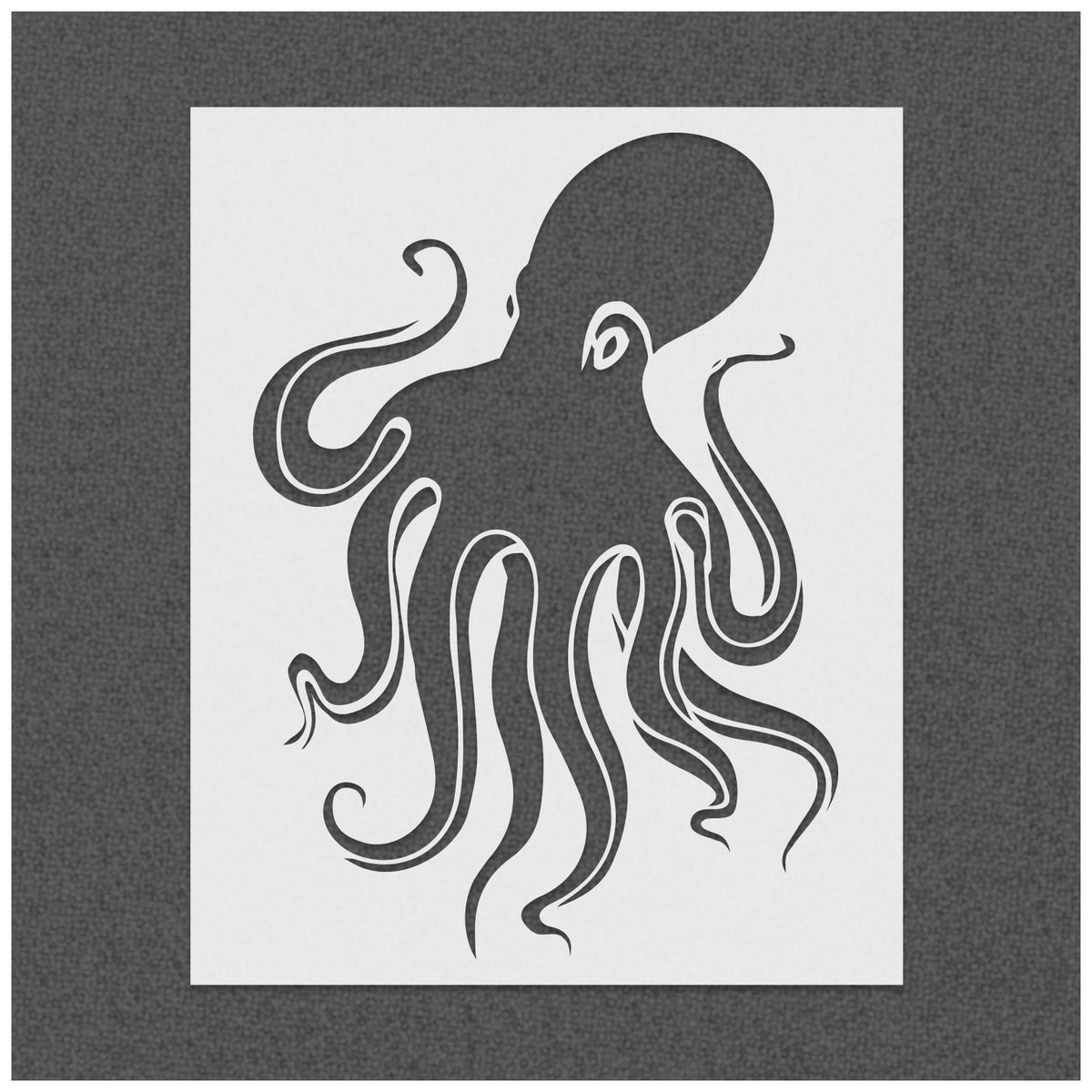 Simple Pulpo Stencil | Stencilmonkey