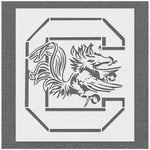 South Carolina Gamerocks Logo Stencil