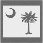 South Carolina State Flag Palmetto Tree Stencil