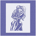 Spider Kiss Stencil