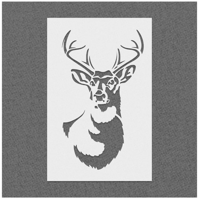 Stags Head Stencil