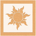Tangled Rapunzel Sun Stencil