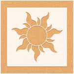 Tangled Rapunzel Sun Stencil