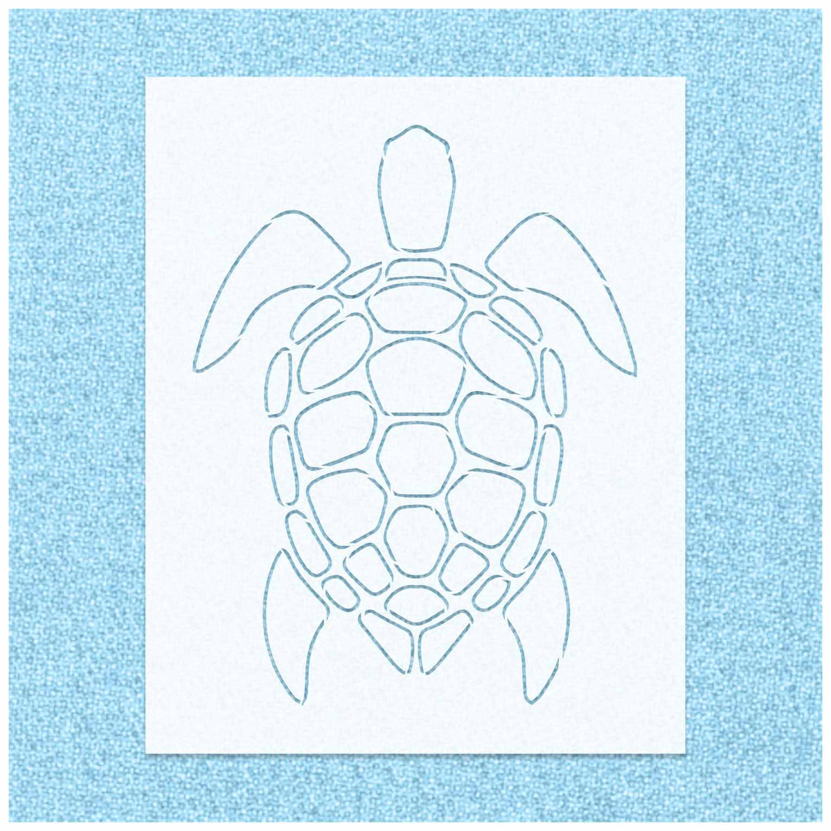 Turtle Outline Stencil