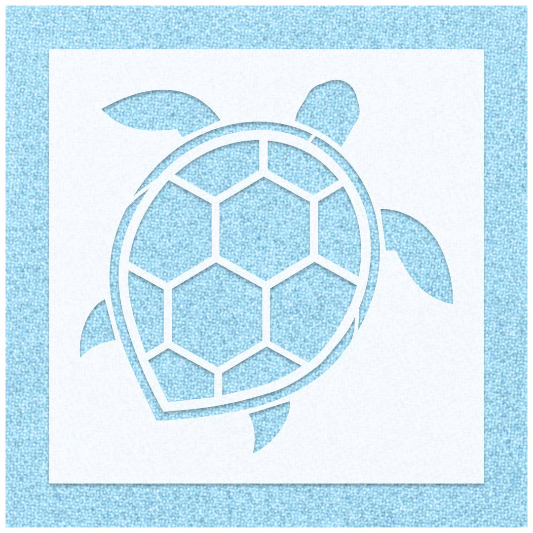 Turtle Wall Pattern Stencil