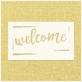 Welcome Ornate Stencil