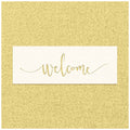 Welcome Script Sleek Stencil