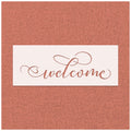 Welcome Sleek Stencil