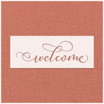 Welcome Sleek Stencil